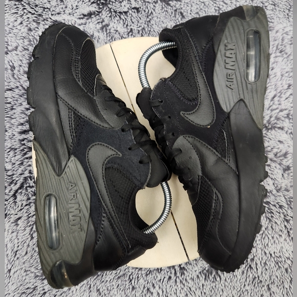 Nike AIR MAX EXCEE Black Dark Grey Athletic Sneakers Men's Size 8 - Picture 5 of 9